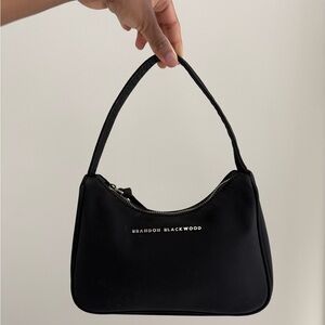 Brandon Blackwood Black Mini Shoulder Bag